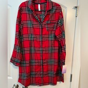 Women’s Flannel Sleep Top